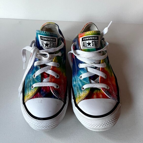 Converse All Star Chuck Taylor Shoes Size 3 Youth Tie Dye Colorful - Picture 1 of 10